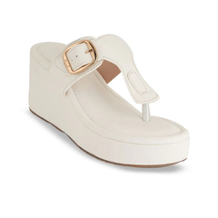 Mast & Harbour Women Wedge Sandals with Buckles