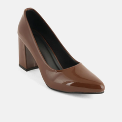 SheTop Women Pointed Toe Block Heels Pumps