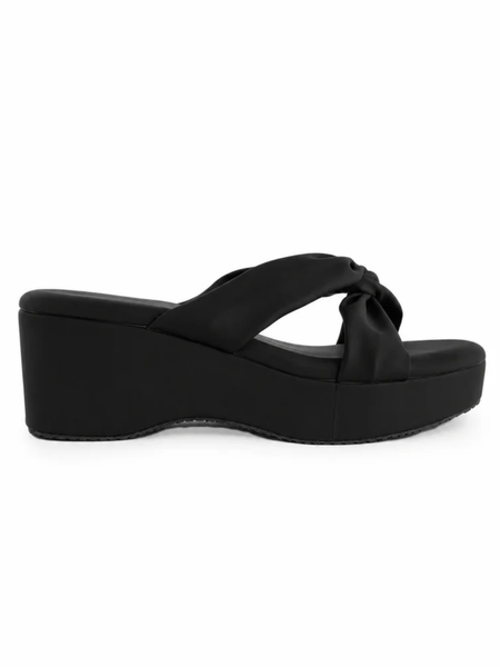New Black Trending Fashionable Wedges for Women