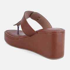 Mast & Harbour Wedge Sandals with Buckles