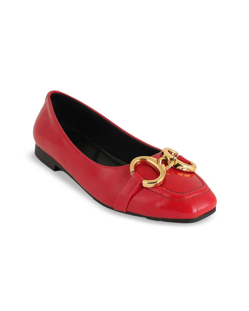 Shetop Women Synthetic Mojaris with Buckles Flats