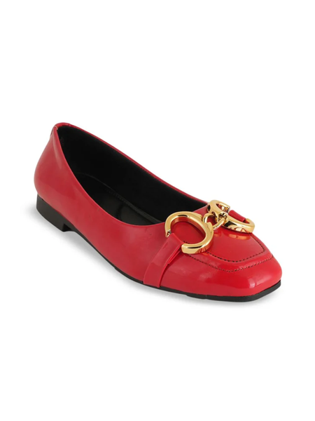 Shetop Women Synthetic Mojaris with Buckles Flats