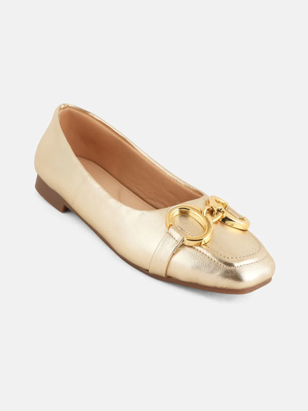 Shetop Women Party Mojaris with Buckles Flats