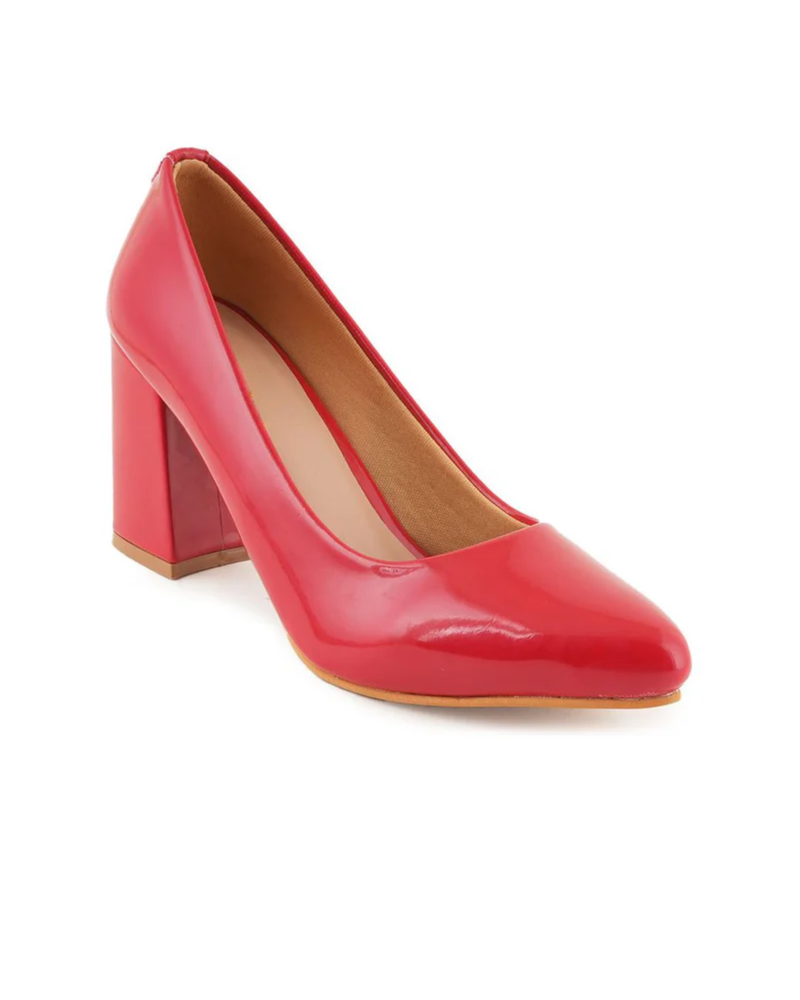 Shetop Women Solid Block Heel Sandals