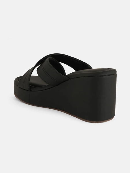 Mast & Harbour Women Party Wedge Sandals