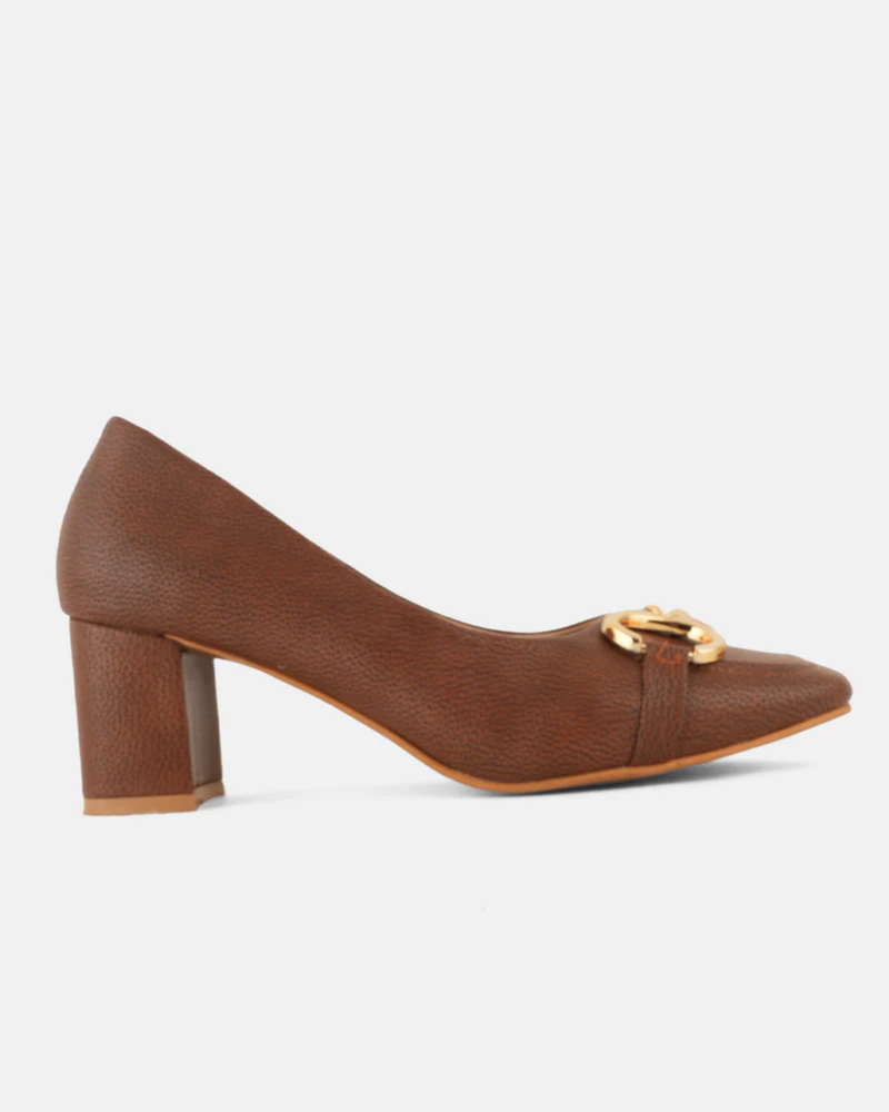 Shetop Tan Party Heels
