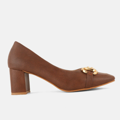 Shetop Tan Party Heels