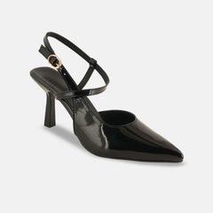 Shetop Women Slingback Party Kitten Heel Pumps
