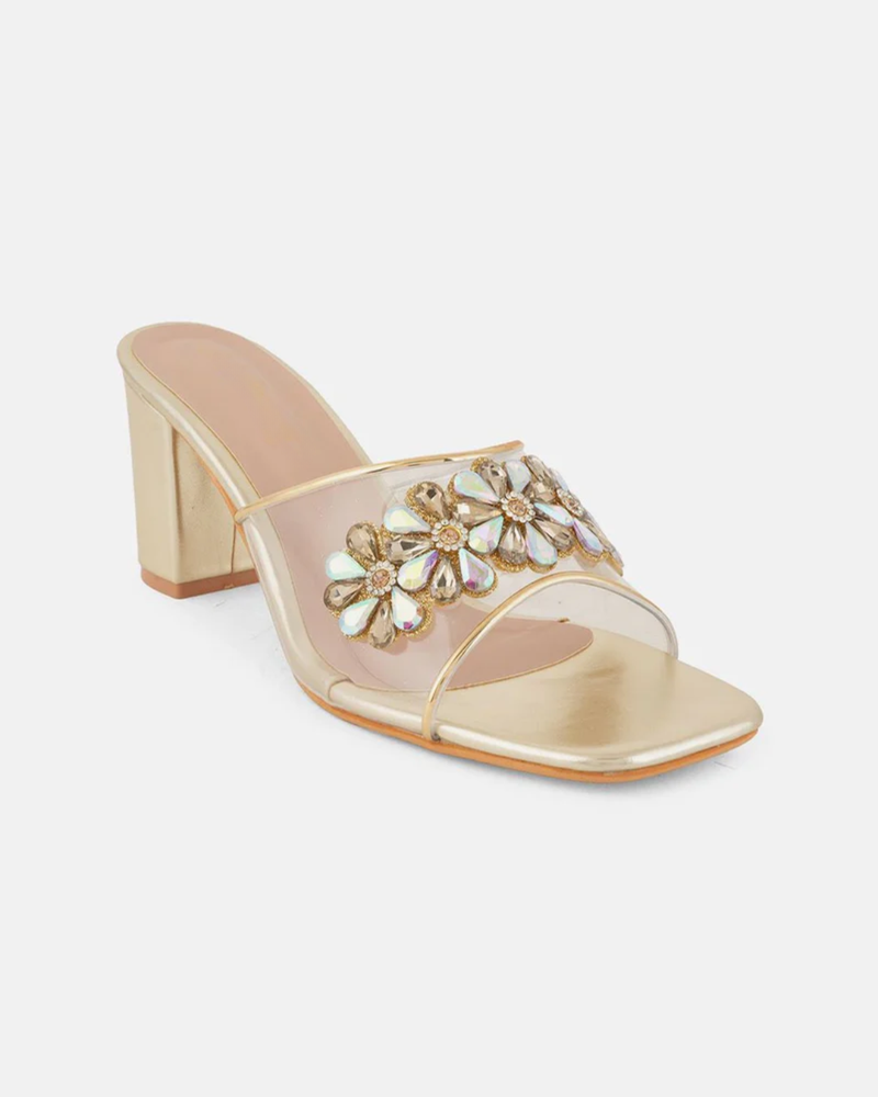 Shetop Women Embellished Block Heels