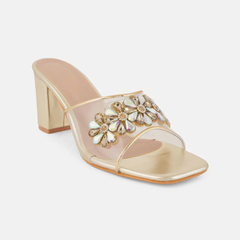Shetop Women Embellished Block Heels