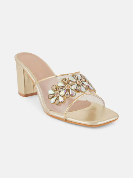 Shetop Women Embellished Block Heels
