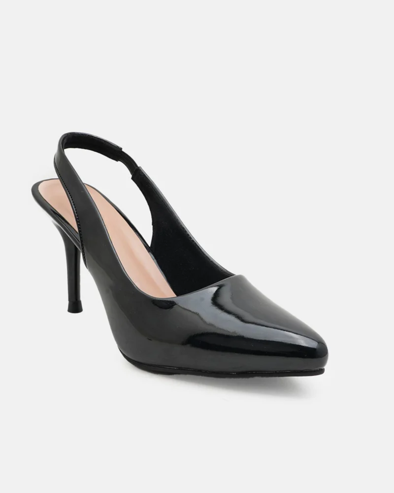 Shetop Women Pointed Toe Kitten Pumps