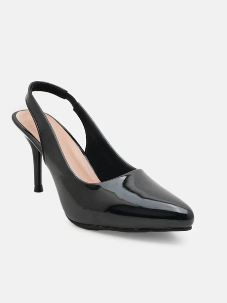 Shetop Women Pointed Toe Kitten Pumps