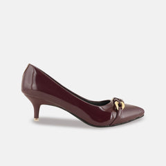 Mast & Harbour Women Pointed Toe Kitten Heel Pumps