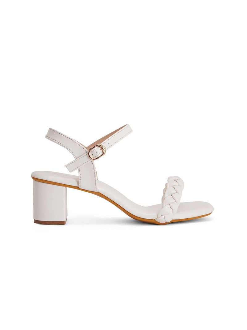 Mast & Harbour Women Open Toe Block Heeled Sandals