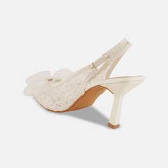 Shetop Women Kitten Heels Sandals with Bows