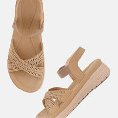 Mast & Harbour Beige Party Heels