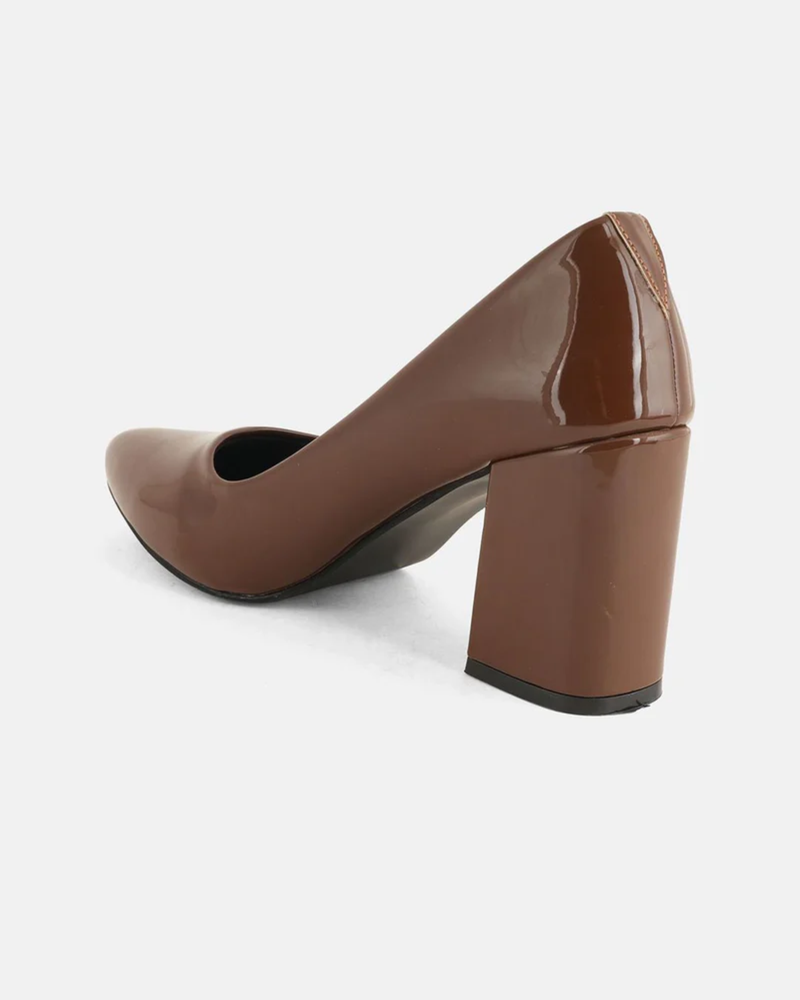 SheTop Women Pointed Toe Block Heels Pumps