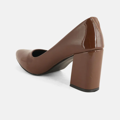 SheTop Women Pointed Toe Block Heels Pumps