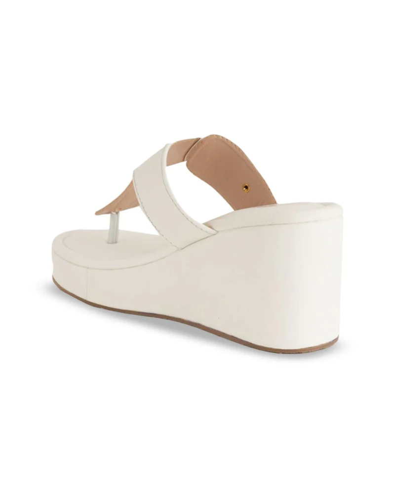 Mast & Harbour Women Wedge Sandals with Buckles