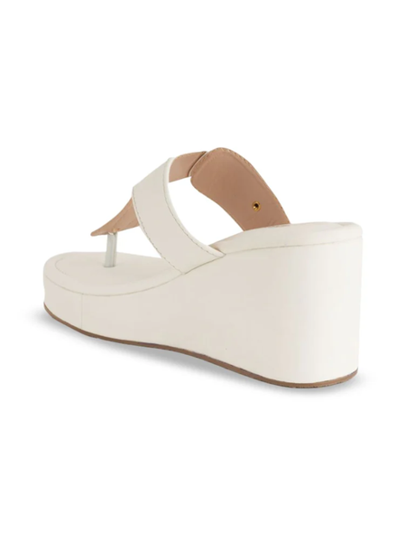 Mast & Harbour Women Wedge Sandals with Buckles