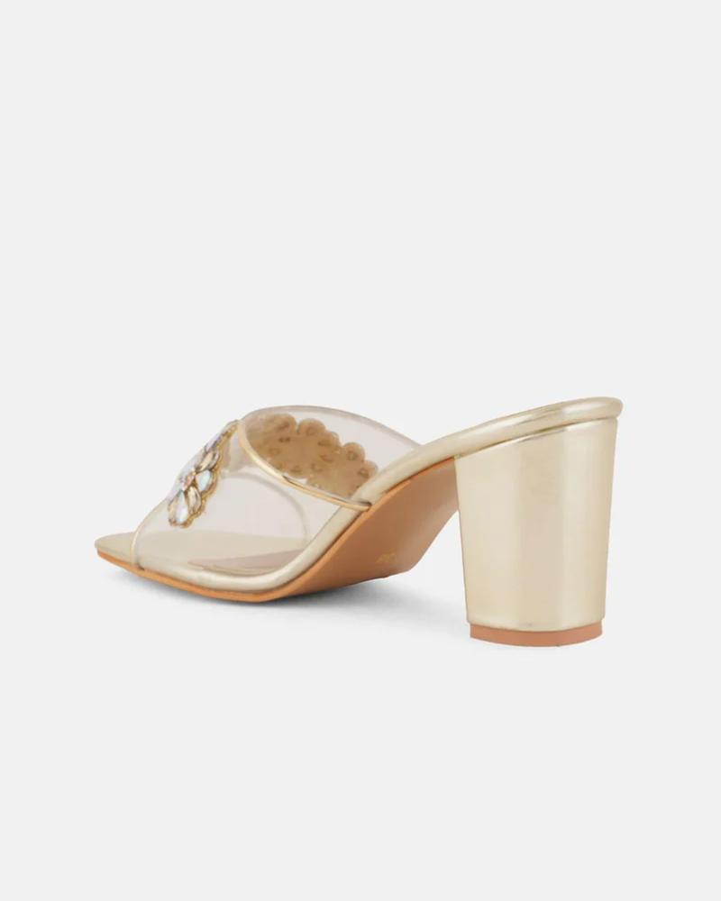 Shetop Women Embellished Block Heels