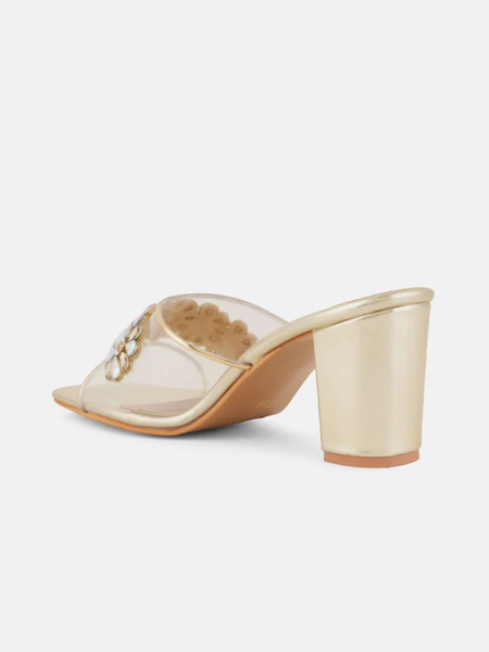 Shetop Women Embellished Block Heels