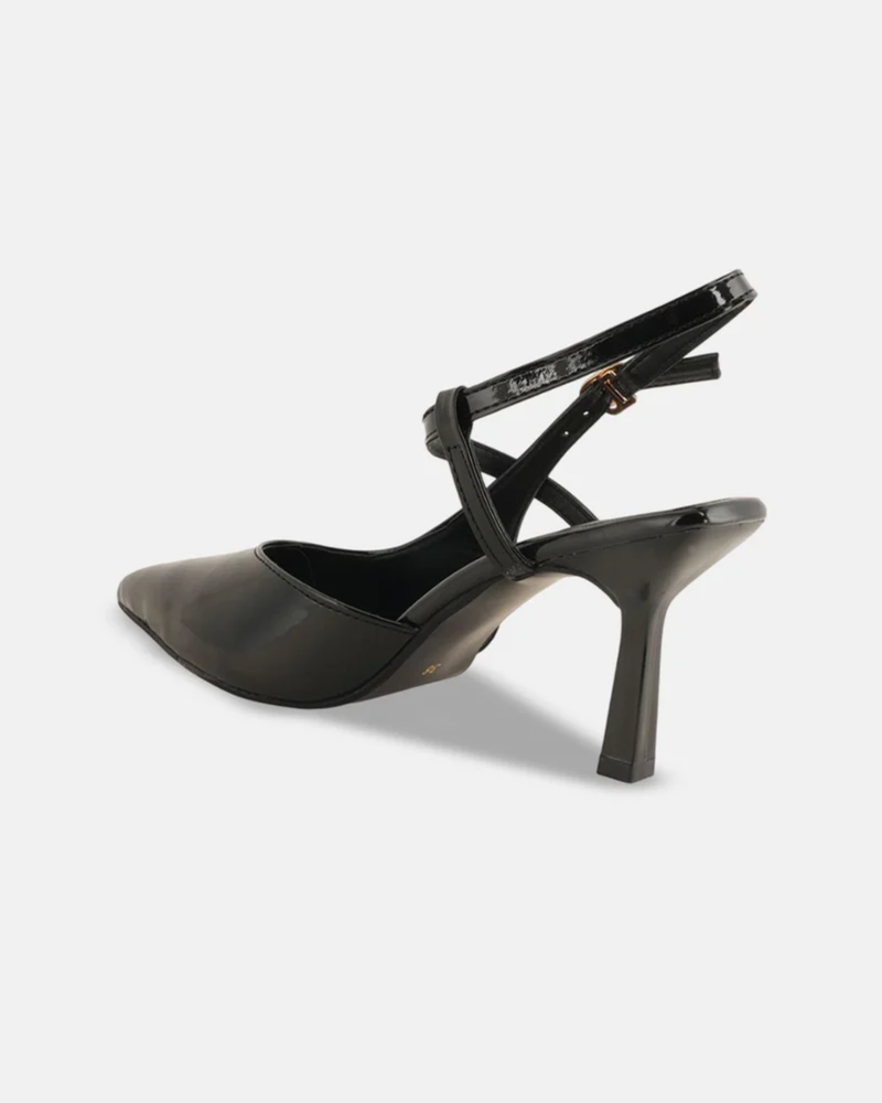 Shetop Women Slingback Party Kitten Heel Pumps