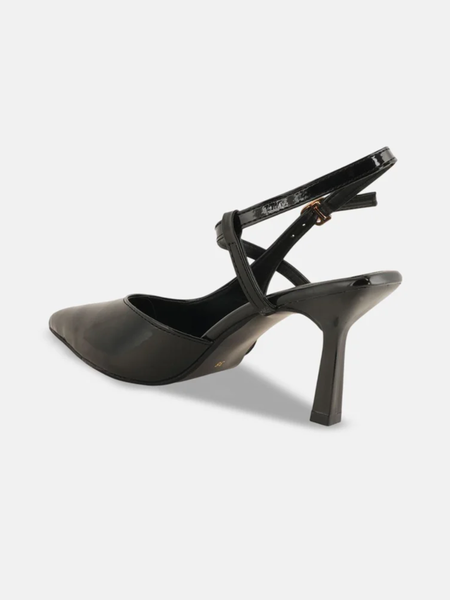 Shetop Women Slingback Party Kitten Heel Pumps
