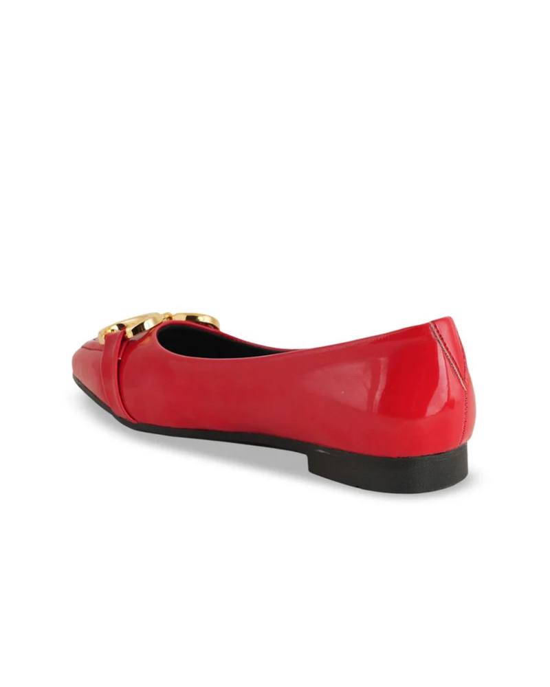 Shetop Women Synthetic Mojaris with Buckles Flats