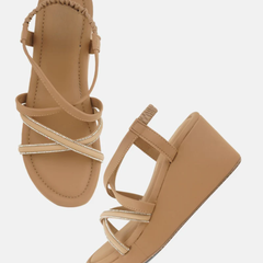 Mast & Harbour Beige Party Heels