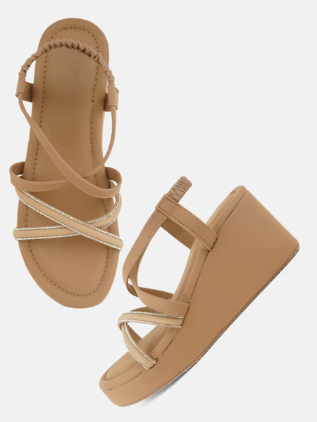 Mast & Harbour Beige Party Heels