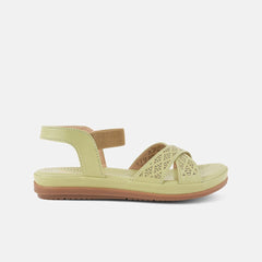 The Roadster Lifestyle Co Women Textured Open Toe Flats