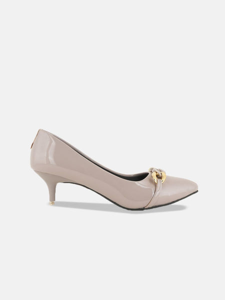 Mast & Harbour Women Party Slim Heeled Pumps with Western - Embellished