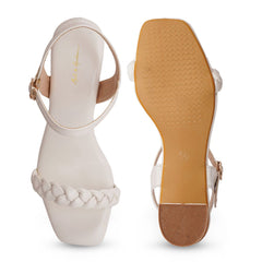 Mast & Harbour Women Open Toe Block Heeled Sandals