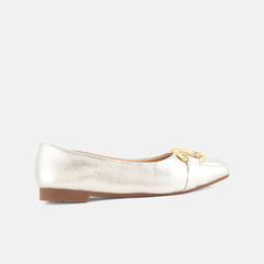 Shetop Women Party Square Toe Ballerinas with Buckles