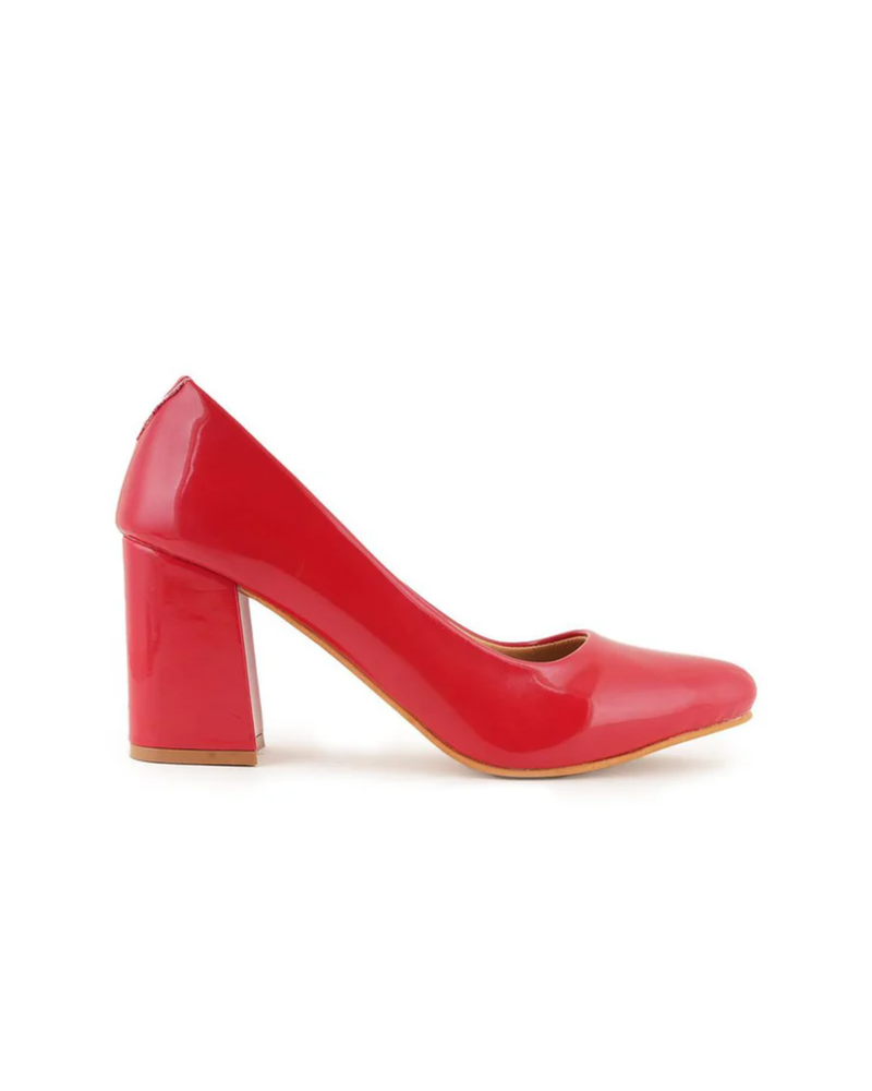 Shetop Women Solid Block Heel Sandals