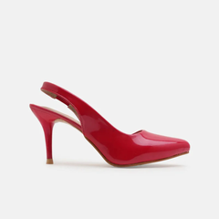 Shetop Women Kitten Slingback Heel Pumps