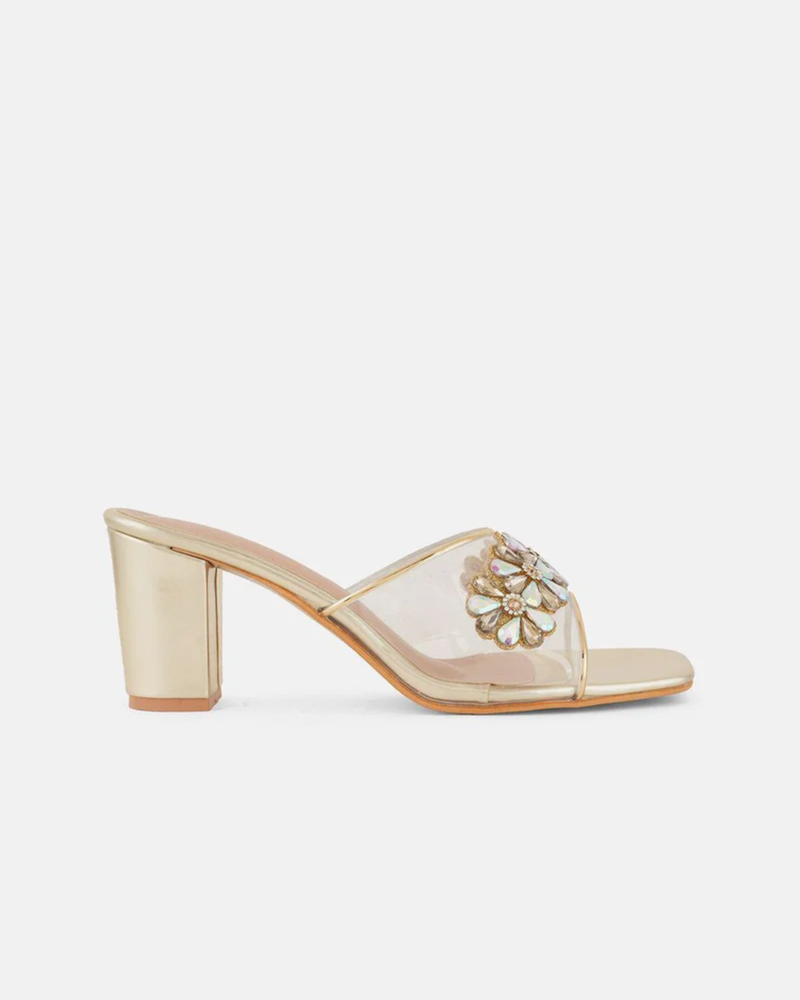 Shetop Women Embellished Block Heels