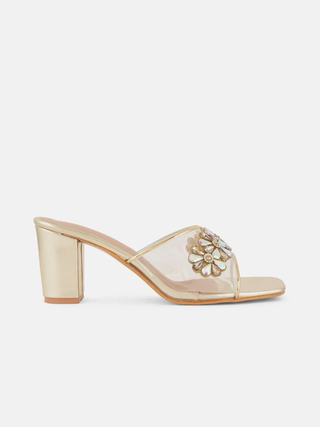 Shetop Women Embellished Block Heels