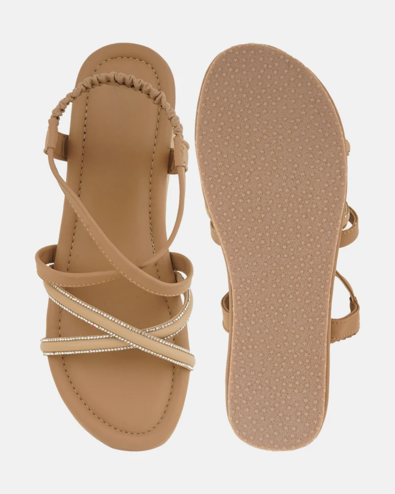 Mast & Harbour Beige Party Heels