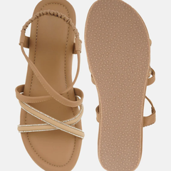 Mast & Harbour Beige Party Heels