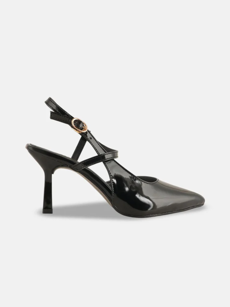 Shetop Women Slingback Party Kitten Heel Pumps