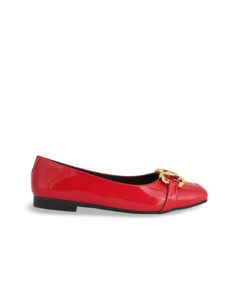 Shetop Women Synthetic Mojaris with Buckles Flats