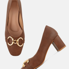 Shetop Tan Party Heels