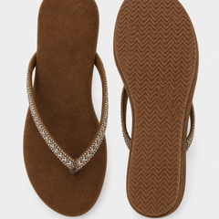 SheTop Brown Party Heels