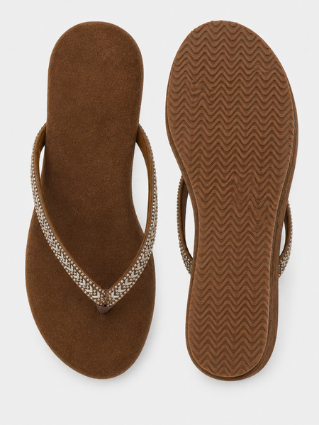 SheTop Brown Party Heels