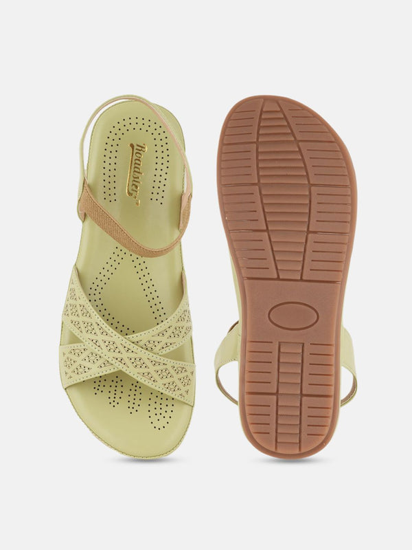 The Roadster Lifestyle Co Women Textured Open Toe Flats