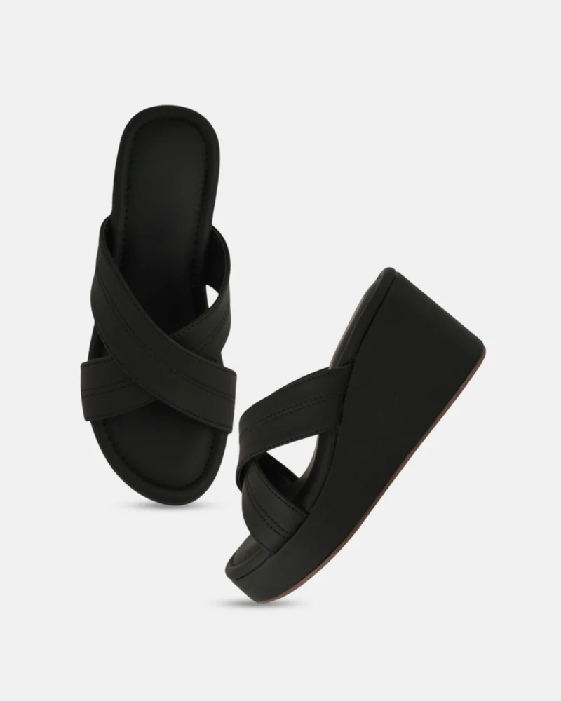 Mast & Harbour Women Party Wedge Sandals