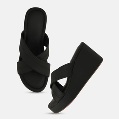 Mast & Harbour Women Party Wedge Sandals